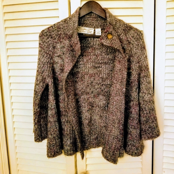 Short & Sweet Swing Sweater Coat/Cardigan - Picture 3 of 6
